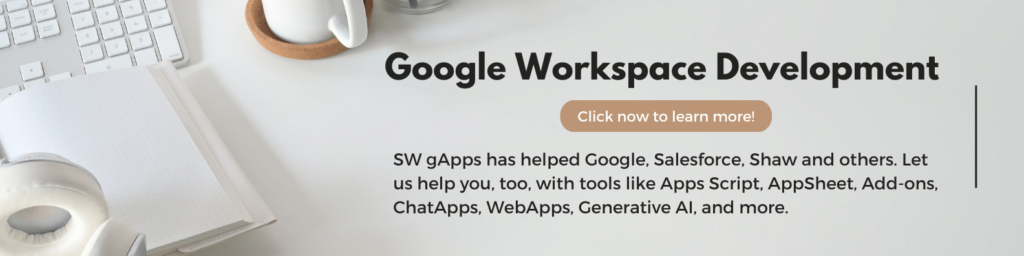 Google Workspace Development with Google Workspace Developers